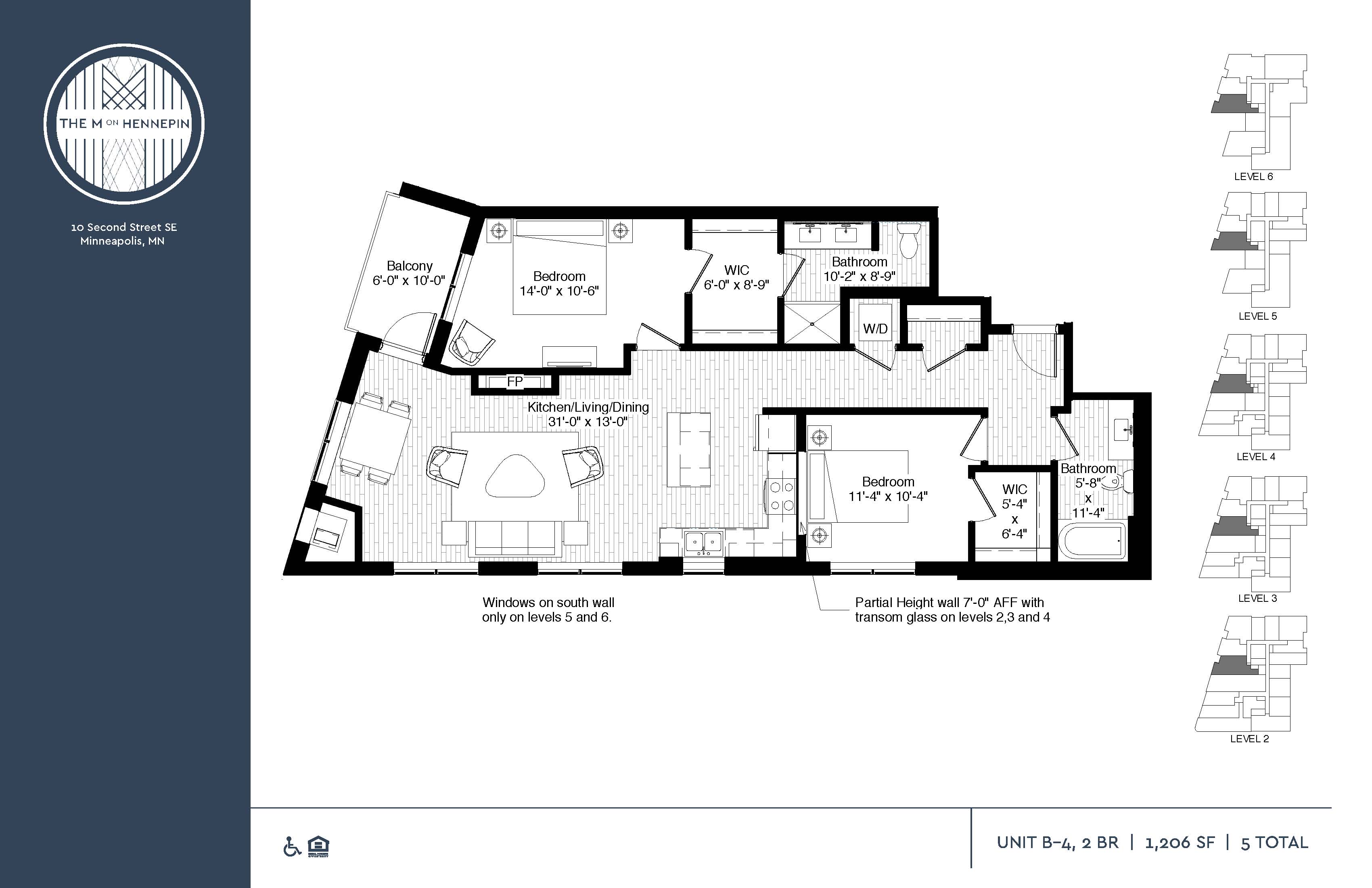 Studio, 1, 2 & 3 Bedroom Apartments in Minneapolis The M